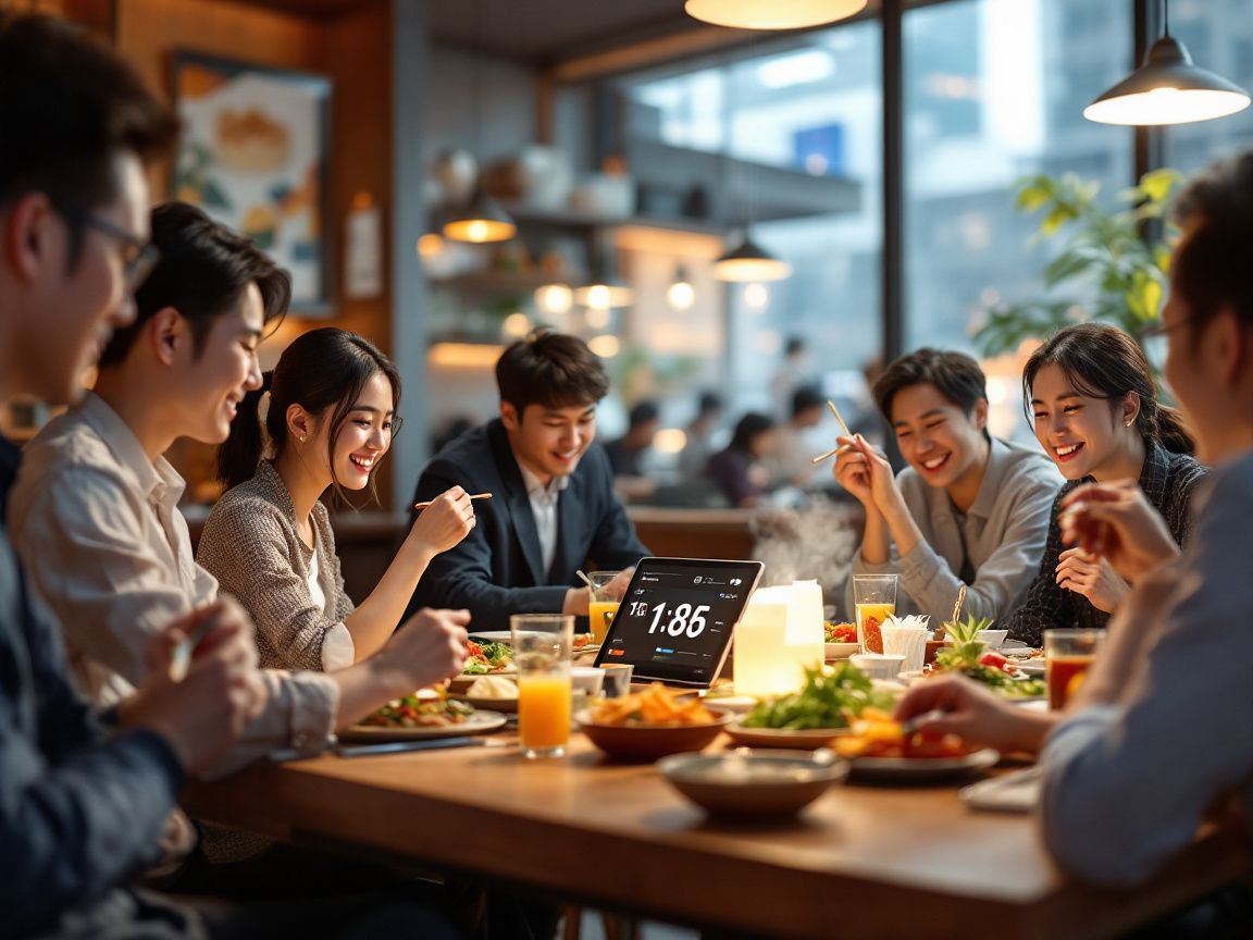 Delicious Lunch at a New Korean Restaurant