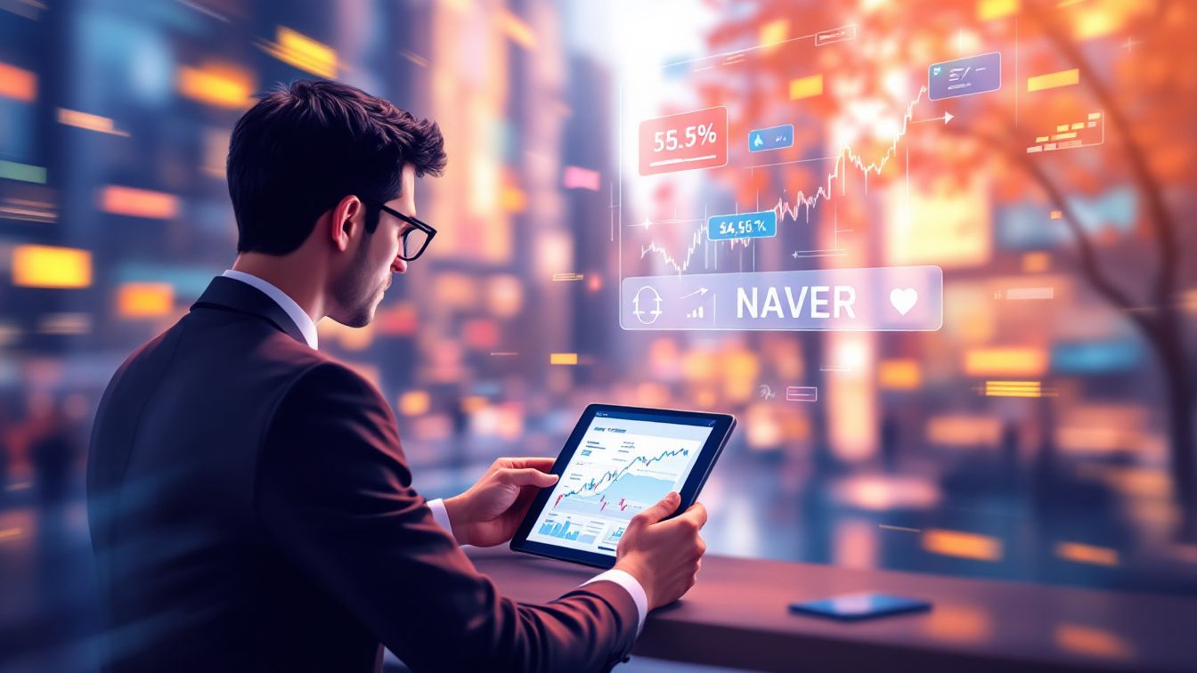 네이버 주식전망 주가전망 기업분석 주요사업 표현이미지