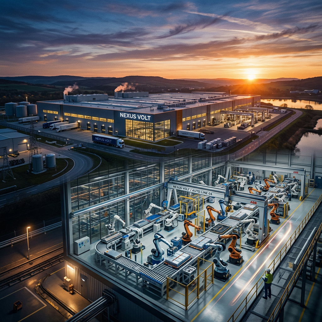 NEXUS VOLT automated manufacturing facility with robotic production lines